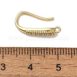 Стойка покрытие латунь микропаве прозрачный кубический цирконий крючки для сережек KK-A231-11G