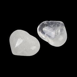 Сердце натуральный кварцевый кристалл пальмовые камни G-C186-02K