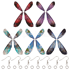 Набор для изготовления серег с висячими крыльями своими руками DIY-TA0005-44