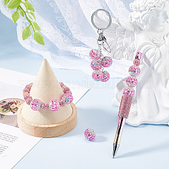 12 шт. бусины из полимерной глины со стразами RB-PH0001-46