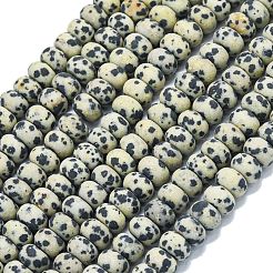 Природные яшмы далматин бисер нитей G-P575-A01-8x5mm