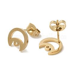 Ионное покрытие (ip) 304 нержавеющая сталь гвоздики фурнитура для сережек STAS-I206-35G