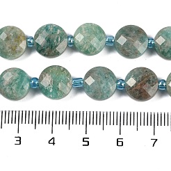 Природных амазонит бисер нитей G-B094-A18-01