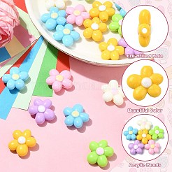 Непрозрачные акриловые бусины OACR-CJC0009-06