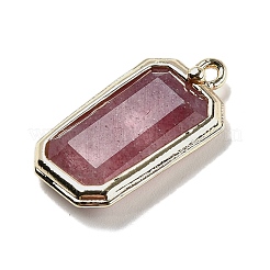 Натуральные кварцевые подвески из клубники&nbsp;G-U019-04G-07