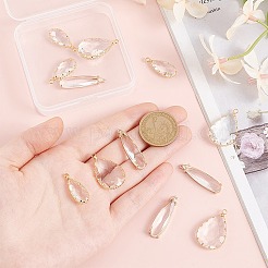 12 шт. 3 стиля подвески из латунного стекла FIND-AR0005-08