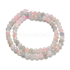 Природные морганит нитей бисера G-H329-F01-6mm