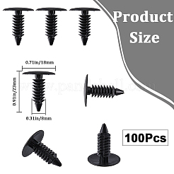 100 шт. нейлоновые заклепки FIND-GF0005-72A