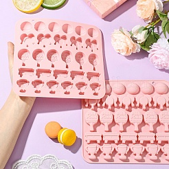 2 шт. силиконовые Молды для настольного тенниса с рисунком пинг-понга для поделок своими руками&nbsp;ST-CJ0007-82