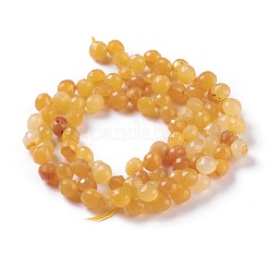 Природный Топаз нефрита бисер нитей G-H243-12