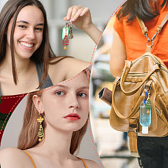 Украшение подвески из алюминиевой проволоки и сплава HJEW-GO00041