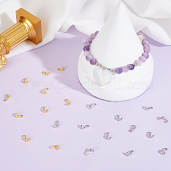 500 шт. 2-х цветные латунные наконечники для бусин&nbsp;KK-ME0003-42