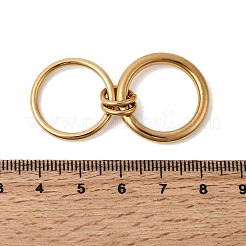 Кольца из нержавеющей стали 304&nbsp;RJEW-Z133-01C-01G