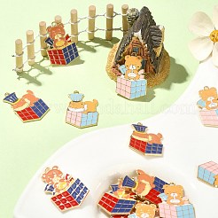 20шт 4 стиля подвески из сплава с эмалью&nbsp;ENAM-CJ0004-97