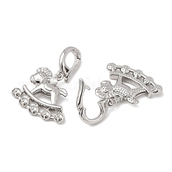 Латунный микро-паве кубический цирконий KK-A279-07P