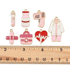 14 шт. 7 стиля подвески из сплава и эмали на медицинскую тематику&nbsp;ENAM-FP0003-07