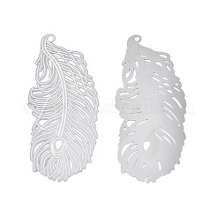 Большие филигранные подвески из нержавеющей стали 304&nbsp;STAS-S118-037