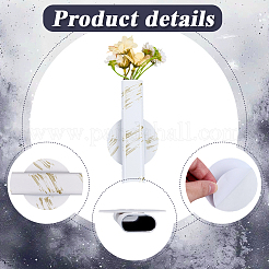 Железные самоклеящиеся вазы для цветов&nbsp;AJEW-WH20020-431B