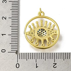 Подвеска из латуни с микропаве из кубического циркония&nbsp;KK-H485-16G