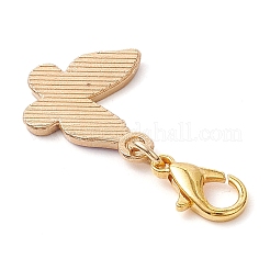 Подвесные украшения из сплава эмали в виде бабочки&nbsp;HJEW-JM02837