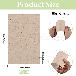 Поздравительная открытка из экологически чистой бумаги DIY-WH20002-619A-12