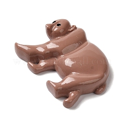 Кабошоны из непрозрачной смолы с изображением мультяшного племени RESI-M043-01C