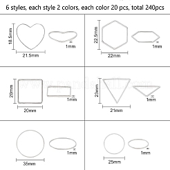 Латунные соединительные колечки KK-OC0001-01