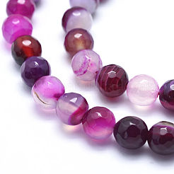 Натуральный полосатый агат / полосатый агат&nbsp;G-J371-09-8mm