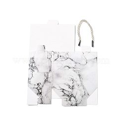 Прямоугольные бумажные подарочные коробки с ручкой-веревкой&nbsp;LS-CON-B010-03D