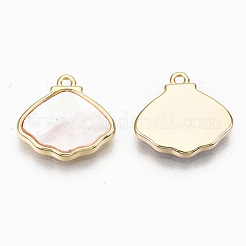 Подвески из натуральных пресноводных ракушек KK-N231-228-NF