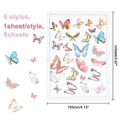 6 лист 6-х видов пластиковых кабошонов DIY-OC0007-25