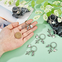 16шт брелок из сплава KEYC-FH00064