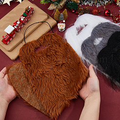 4шт. 4-х цветные искусственные усы из полиэстера&nbsp;FEPA-FH0001-01