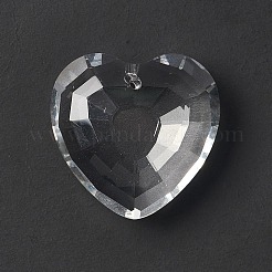 Прозрачные стеклянные подвески GLAA-F118-02