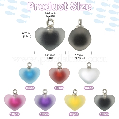 10 шт. подвески из матовой смолы&nbsp;RESI-YW0004-45G