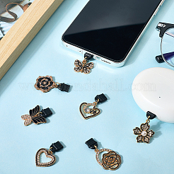 8шт пластиковые мобильные пылезащитные заглушки&nbsp;HJEW-SC00183