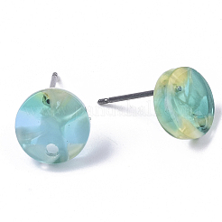 Серьги-гвоздики из ацетата (смолы) целлюлозы KY-R022-017