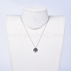 Из нержавеющей стали ожерелья подвески&nbsp;NJEW-JN02420