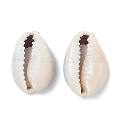 Бусины из натуральных раковин каури X-BSHE-O007-73