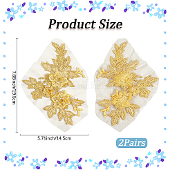 Аксессуары для костюмов с вышивкой из полиэстера и блесток&nbsp;FIND-WH20020-239C