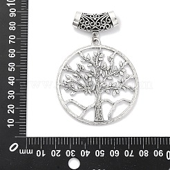 6шт 6 стиля сплава европейские висячие подвески в тибетском стиле HJEW-FH00012