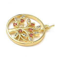 Латунные микро проложить кубического циркония подвески&nbsp;KK-L257-20G