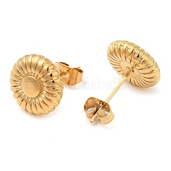 Серьги-гвоздики из нержавеющей стали 304 с вакуумным покрытием PVD для женщин EJEW-M224-05G