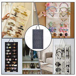 1 шт. фетровый держатель-органайзер для подвесных зажимов для волос для женщин и девочек AJEW-BC0004-33B