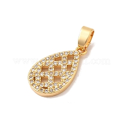 Латунные микро проложить кубического циркония подвески&nbsp;KK-P340-42G