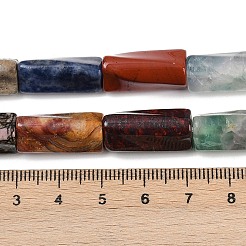 Природных драгоценных камней смешанного бисер нитей G-C220-A01-9x20mm