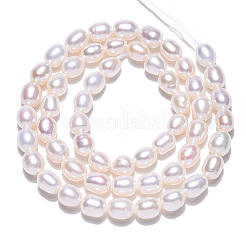 Нити из натурального культивированного пресноводного жемчуга PEAR-N012-05O