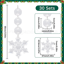 30шт акриловые подвески TACR-SP0001-01