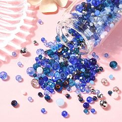 1000шт стеклянные бусины GLAA-CJC0001-24B