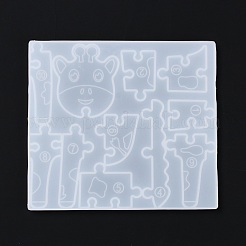 Жираф diy головоломки силиконовые Молды&nbsp;DIY-G046-20